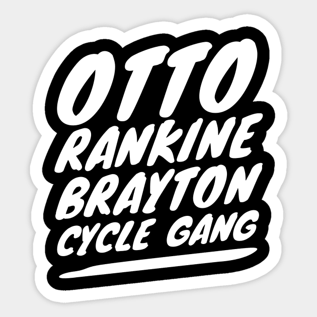 OTTO RANKINE BRAYTON CYCLE GANG GRAPHIC Sticker by AdventureWizardLizard